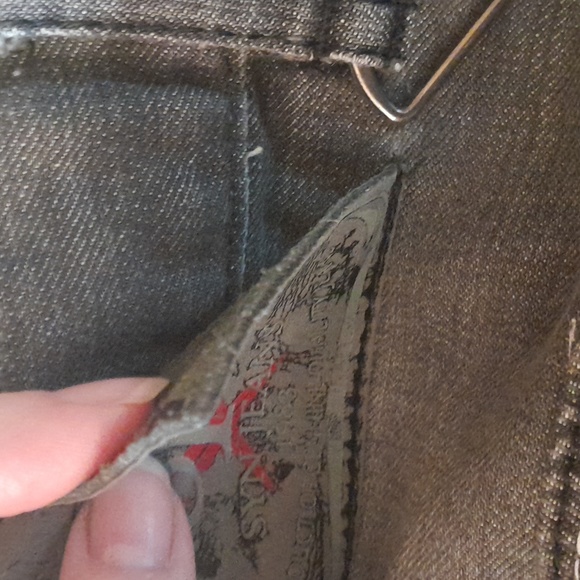 SYN Jeans Distressed Gray Jeans 36x34 - Picture 7 of 8